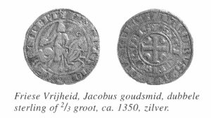 Friesland vrijheid friese dubbele sterling ca 1350.jpg