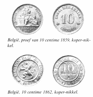 Belgie koper nikkel 10 cent 1859 en 1862.jpg