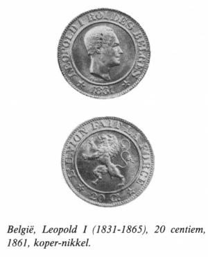 Belgie leopold I 20 cent 1861 koper nikkel.jpg