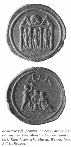 Moneta penning Romeinse rijk 3e eeuw.jpg