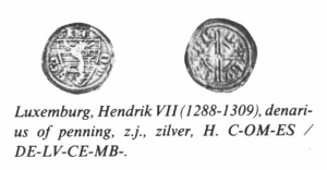 Penning luxemburg hendrik VII 1288 1309 .jpg