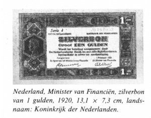 Minister van financien zilverbon 1 gld 1920.jpg