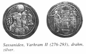Sassaniden varhram II drahm.jpg
