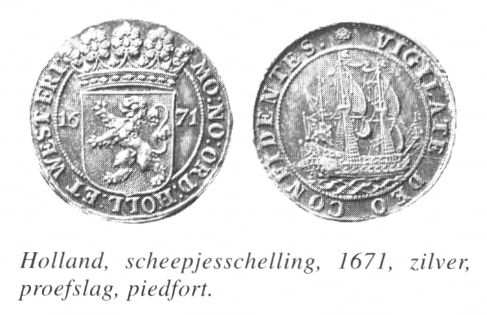 Bestand:Scheepjesschelling 1671 proefslag holland.jpg