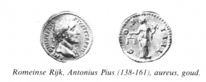 Romeinse rijk Antoninus pius aureua 104.jpg