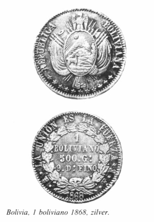 Bolivia 1 boliviano 1868.jpg