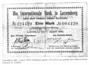 Banque internationale a BIL 1 mark 1914.jpg