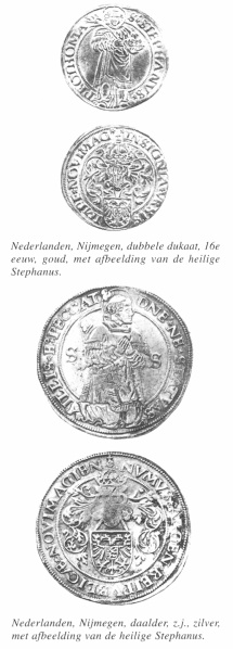 Bestand:Stephanus op dubbele dukaat en daalder nijmegen.jpg