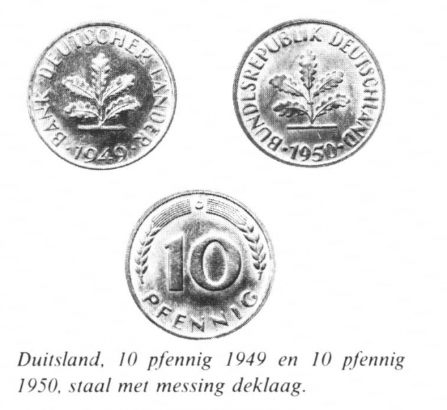 Bestand:Pfennig 10 pfennig 1949 en 1950.jpg