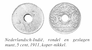 Nederlansch indie rondel en munt 5 ct 1911.jpg