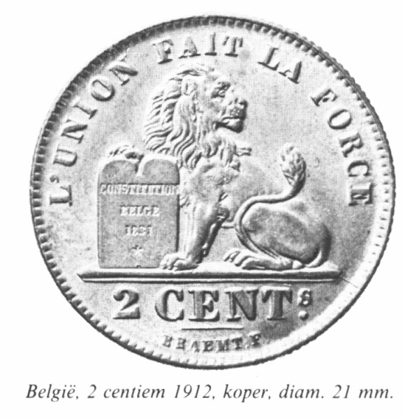 Bestand:Constitution belge 2 cent 1912.jpg