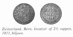 Kreutzer zwitserland kreutzer of 25 rappen 1811.jpg