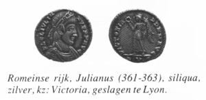 Romeinse muntwezen siliqua 361 363 lyon.jpg