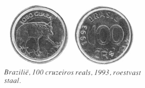 Roestvast staal brazilie 100 cruzeiros reals 1993.jpg