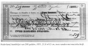 Bankbiljet nederland 200 gld 1851.jpg