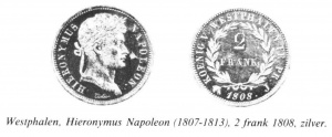 Duitse rijk 110 westfalen Hieronymus napoleon 2 frank 1808.jpg